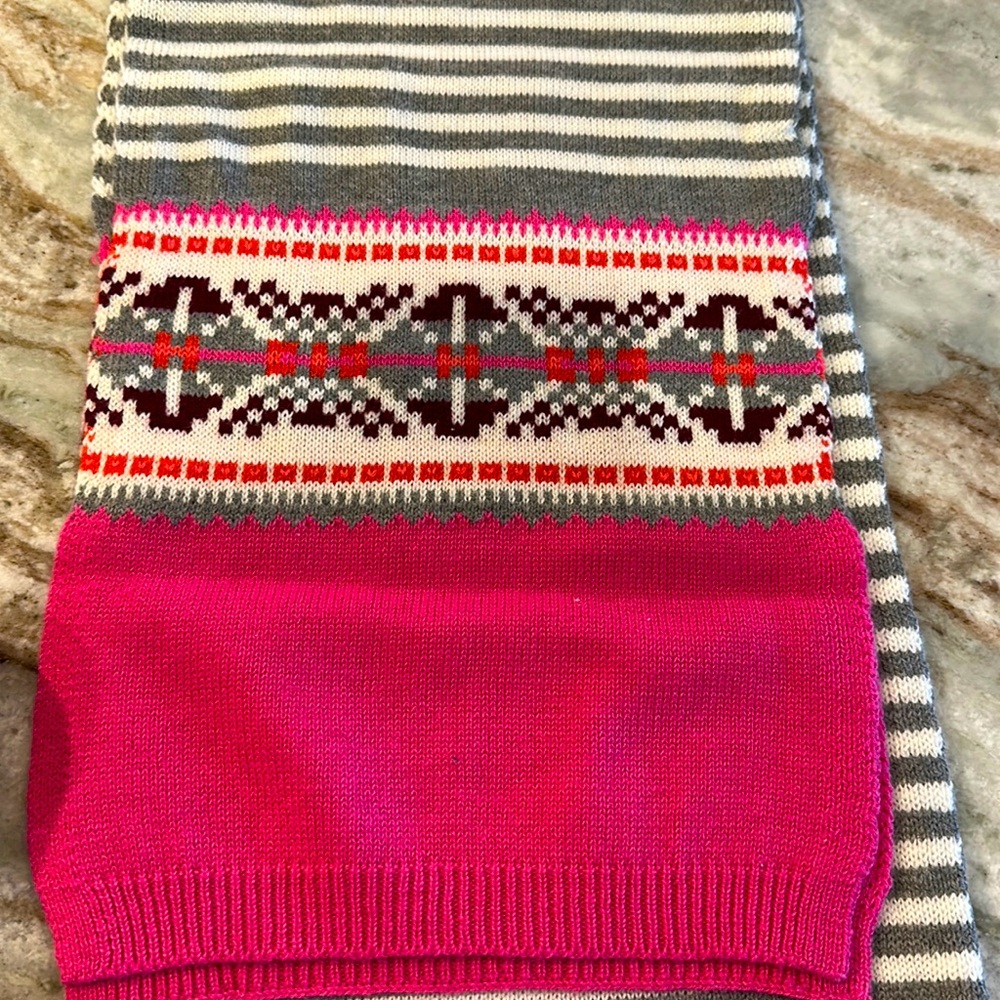 Talbots Fair Isle Scarf